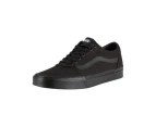 Vans Men's Ward Low Top Skater Sneakers - Black/Black