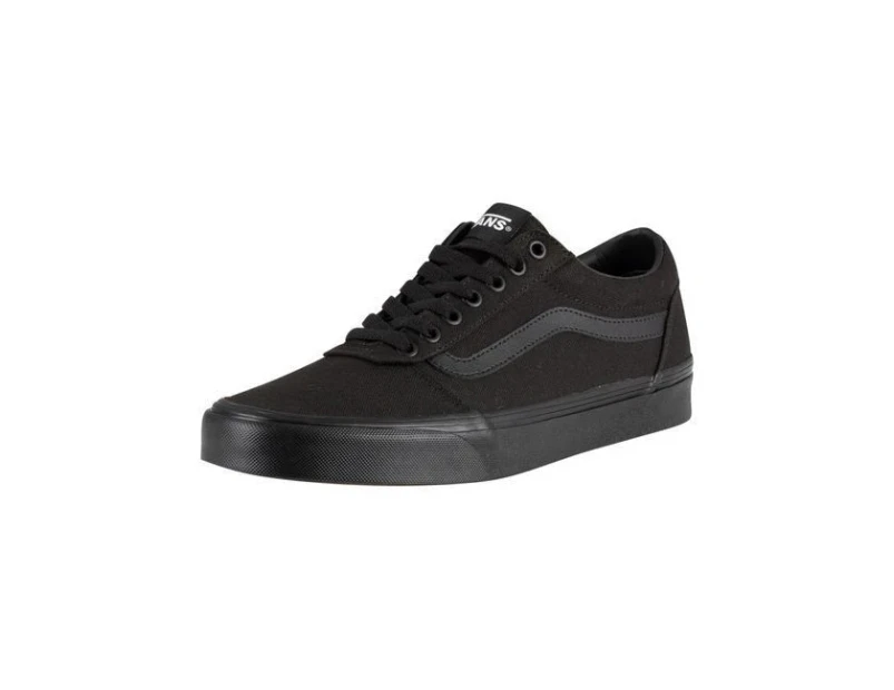 Vans Men's Ward Low Top Skater Sneakers - Black/Black