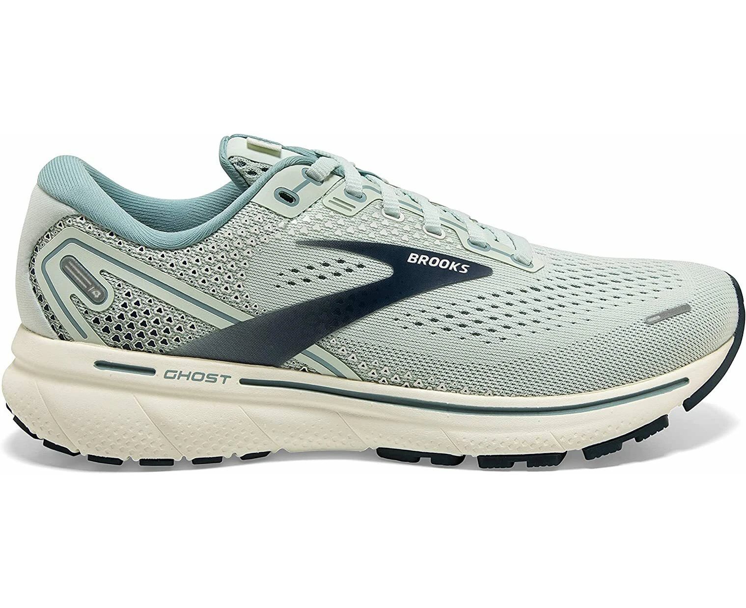 Brooks Ghost 14 Womens Running Shoes Sneakers Runners - Aqua/Whisper White/Navy