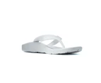 ARCHLINE Orthotic Thongs Arch Support Shoes Medical Footwear Flip Flops - White/White