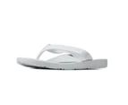 ARCHLINE Orthotic Thongs Arch Support Shoes Medical Footwear Flip Flops - White/White