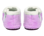 ARCHLINE Orthotic Slippers CLOSED Arch Scuffs Pain Relief Moccasins - Lilac