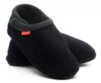 ARCHLINE Orthotic Slippers CLOSED Arch Scuffs Medical Pain Relief Moccasins - Charcoal Marle
