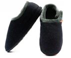 ARCHLINE Orthotic Slippers CLOSED Arch Scuffs Medical Pain Relief Moccasins - Charcoal Marle