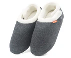 ARCHLINE Orthotic Slippers CLOSED Arch Scuffs Medical Pain Relief Moccasins - Grey Marle