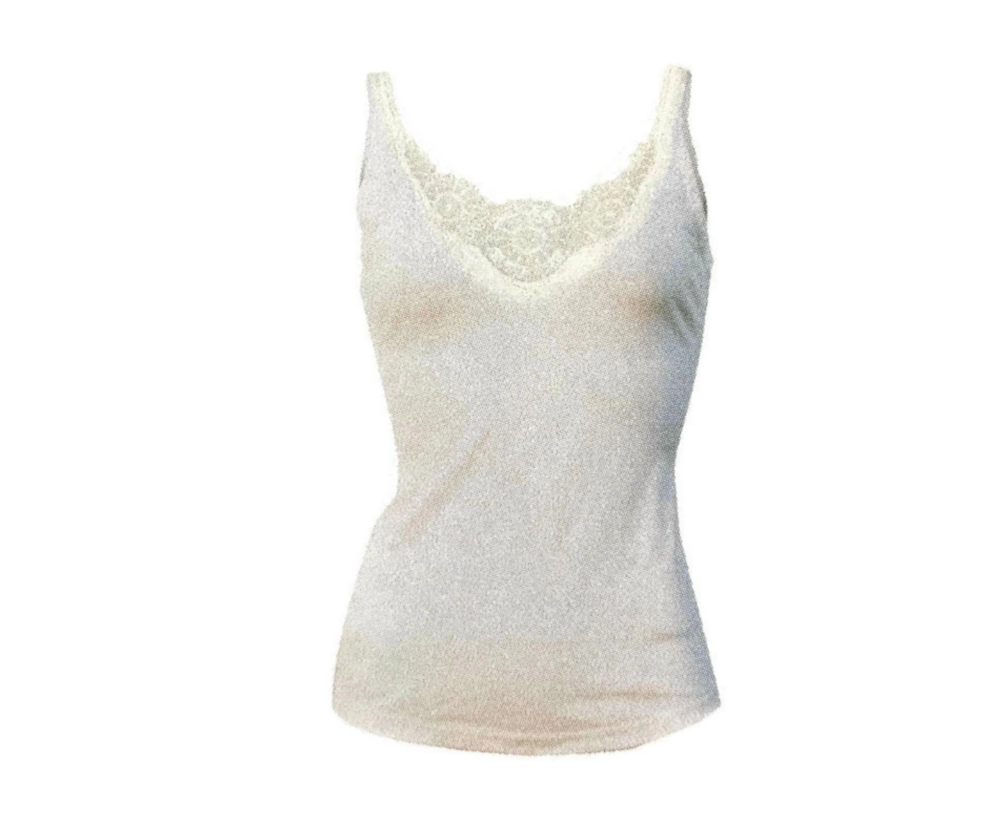 MERINO SKINS Ladies Dianthe Camisole Top Merino Wool Rich Thermals - Natural