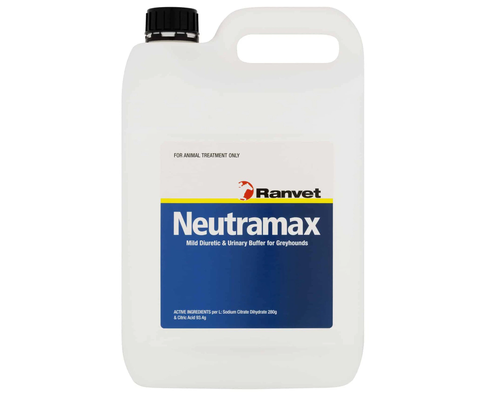 Ranvet Neutramax Greyhounds Mild Diuretic & Urinary Buffer Treatment 5L