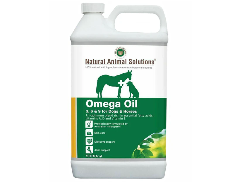 NAS Omega Oil Dog & Horse Treatment Oil 5L