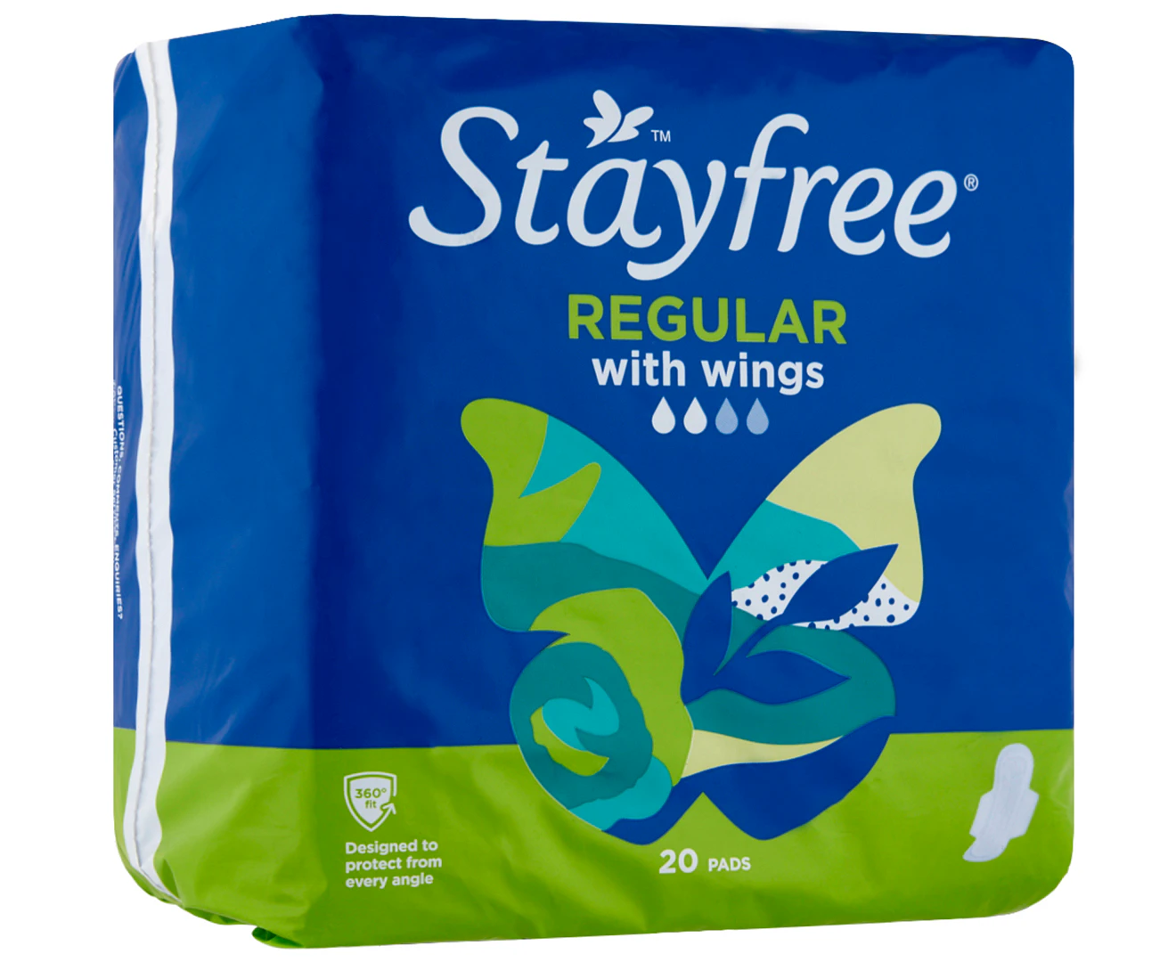 Stayfree Regular Pads w/ Wings 20pk