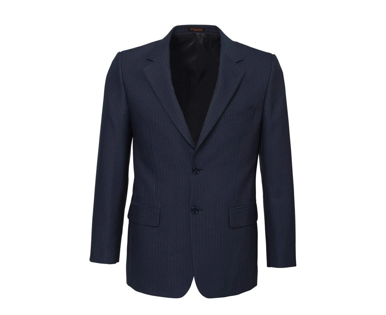 Men's Single Breasted 2 Button Suit Jacket Bamboo Blend Work Business Wedding - Navy