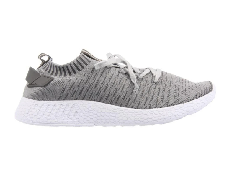 AEROSPORT Razor Knit Mesh Runners Fabric Sneaker Gym Running Breathable Athletic - Grey