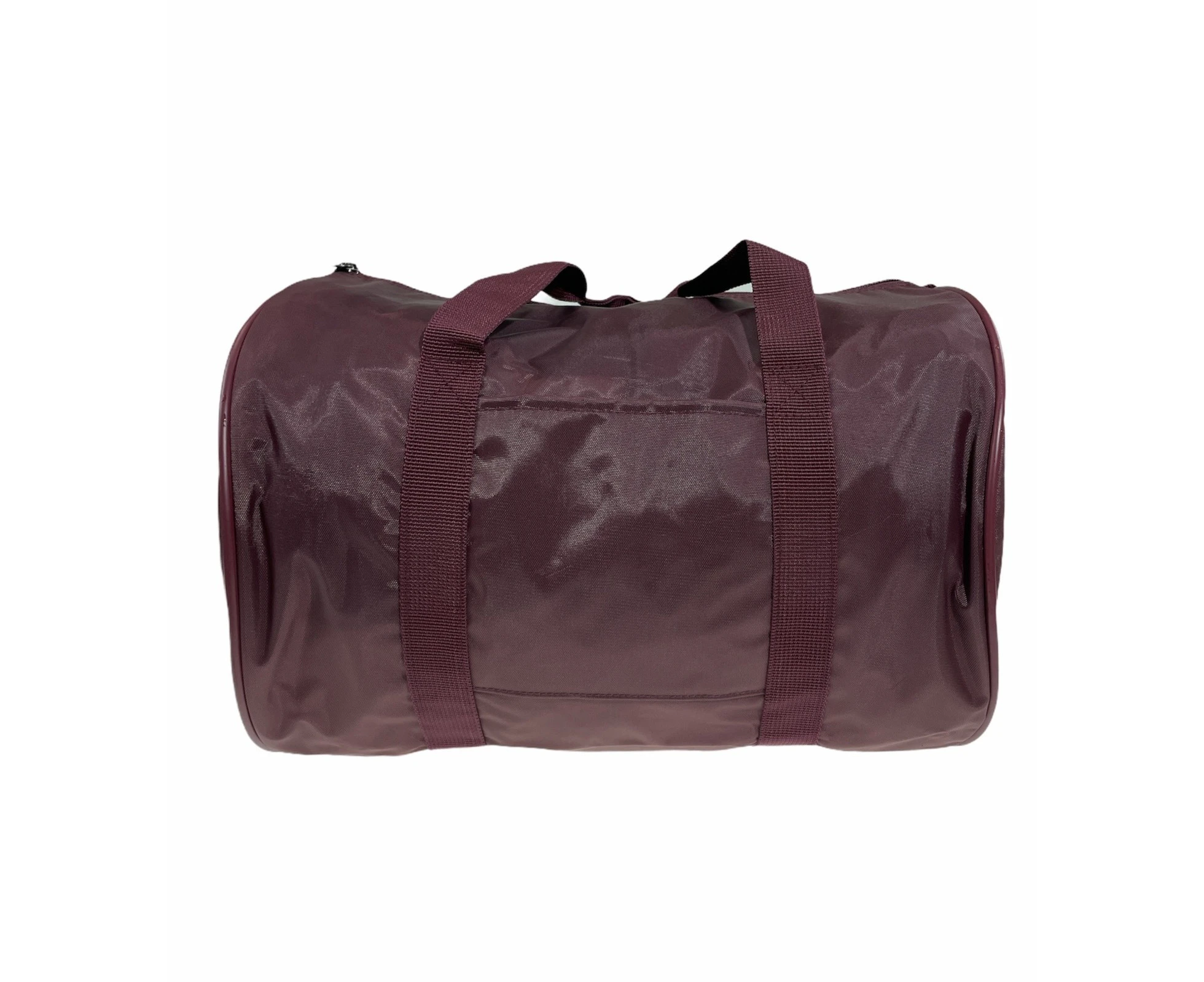 Travel Foldable Duffel Bag Gym Sports Luggage Foldaway School Bags - Maroon