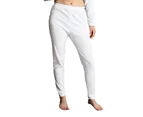 Women's Merino Wool Long Janes Thermal Underwear Layer Thermals Leggings Pants - Beige