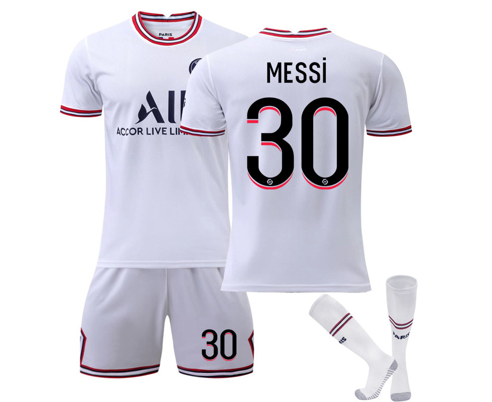 Messi 2022-2023 Paris Saint-Germain Soccer Jersey Activewear for Kids and  Adults 