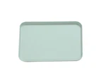 Plastic Art Trays,  Stackable Activity Tray Crafts Organizer Tray Serving Tray Jewelry Tray - Green