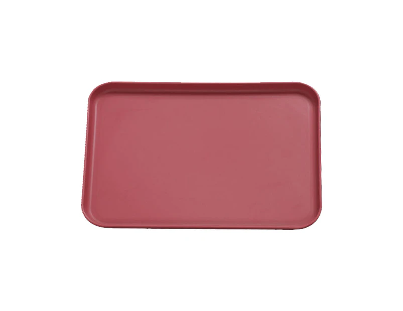 Plastic Art Trays,  Stackable Activity Tray Crafts Organizer Tray Serving Tray Jewelry Tray - Red