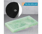 Marbled resin tray high-end hotel storage tray - Green
