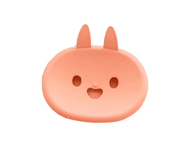 Oraway Soap Holder Lovely Fashion Solid Color Cartoon Rabbit Soap Box -  Pink .au
