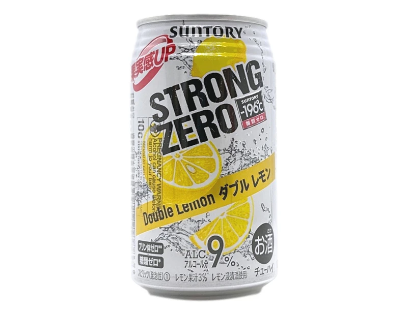 Suntory -196 Strong Zero Double Lemon (10X350ML)