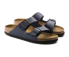 Birkenstock Unisex Arizona Birko-Flor Sandals (Navy) - 36