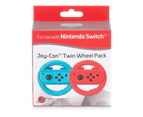 3rd Earth Joy-Con Twin Wheel Skin/Cover Pack For Nintendo Switch Red & Blue