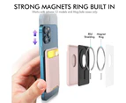 1 pcs Card Holder for Back of Phone for MagSafe Magnetic Silicone Wallet Compatible with iPhone 12 Series