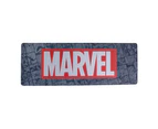 Marvel Logo Desktop Large Anti-Slip Extended Mouse Pad/ Desk Mat 80x30cm Black