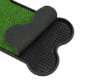 Paws & Claws 68x43cm Pet Potty Grass Tray - Green