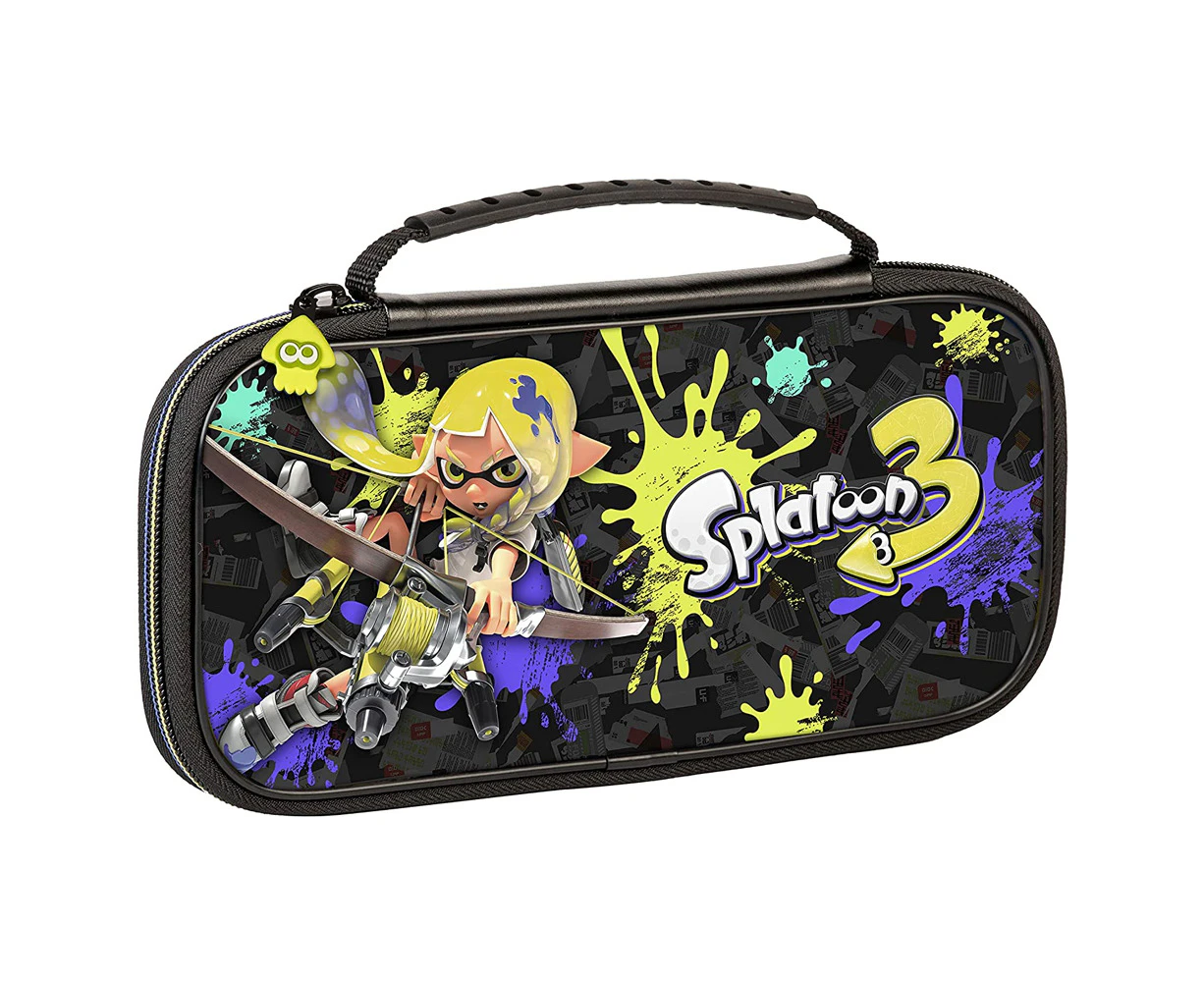 Nintendo 26cm Game Traveler Splatoon 3 Deluxe Case Carry Storage For Switch