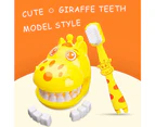 Education Brushing Toys, Children Role Play Toys Cute Giraffe Early Education Cartoon Tooth Brushing Toys Model Teaching Children