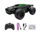 Remote Control Car with Lights Cool Styling Rechargeable High Speed Drift Stunt Model Toy 2.4GHz RC Race Car Off-Road Vehicle Toy Boys Toy Gift - Green
