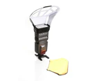 Bluebird Universal Speedlight Flash Light Bounce Diffuser with 3 Colors Reflector Cards-