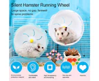 Silent Hamster Wheel, Hamster Toys for Hamster Cage, Mute Spinner Exercise Running Wheel for Small Hamsters, Gerbils (14CM)