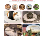 Hamster Bed,Round Sleep Mat Pad for Hamster/Hedgehog/Squirrel/Mice/Rats and Other Small Animals