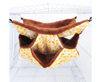Pet Small Animal Cage Hammock - Soft Warm Hammock-Fit for Kitten,Ferret,Squirrel,Rat,Hamster or Other Small Animals