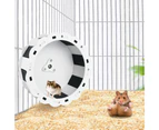 Hamster Wheel Toy, Pet Exercise Running Wheel Toy - Silent Spinner for Rats Gerbil Hedgehog Chinchilla Guinea Pig Ferret Mice (15cm)