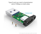 Bluebird Type-c Female to USB 3.0 Male Adapter OTG Connector Data Transfer Converter-Golden