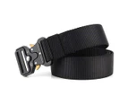 Tactical belt,unisex military belt with quick release metal buckle