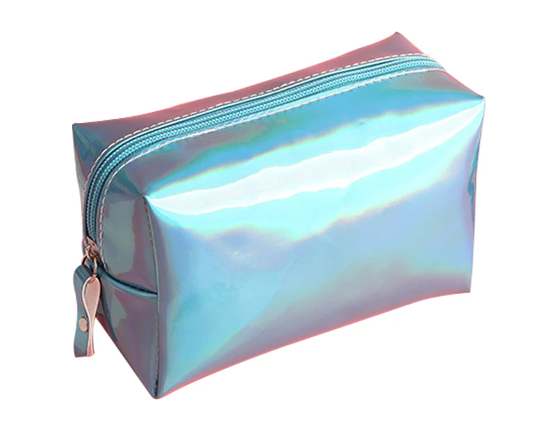 Clear Travel Cosmetic Bag Iridescent Toiletry Bag Portable Wash Bag