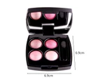 Nirvana Eye Shadow Plate Easy to Use Gentle Portable Pearlescent 4 Colors Eyeshadow Palette for Photography- 2