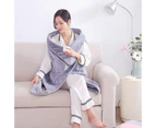 Oraway Electric Blanket Automatic Timing Washable USB Portable Charging Winter Heating Shawl Home Warming Accessories for Hotel - Silver Gray