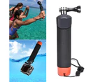 Bluebird Adjustable mobile phone monopod for travel with wrist strap and tether diving floating buoyancy rod-Orange