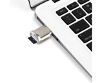 Bluebird Mini Metal USB 3.1 Micro Secure Digital TF Memory Type-C Card Reader OTG Adapter-Golden