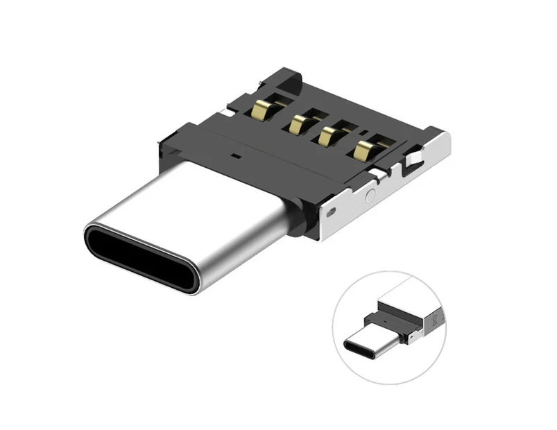 Bluebird Multifunctional Phone Tablet OTG USB to Type-C Adapter Converter Interface Plug-