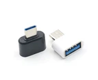Bluebird Mini Mobile Phone Type-C Male to USB Female OTG Adapter Converter Connector-White