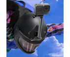 Bluebird Lightweight Carbon Fiber Rod Helmet Extension Arm Selfie Hand Grip Tripod Adapter for GOPRO9/8/7/6/5/4/3/MAX-Black