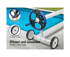 ALFORDSON Pool Cover Roller 4.5m Adjustable Solar Blanket Reel Swimming Blue