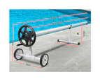 ALFORDSON Pool Cover Roller 4.5m Adjustable Solar Blanket Reel Swimming Black