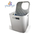 SmartCat The Ultimate Topbox Cat Litter tray with scoop - White
