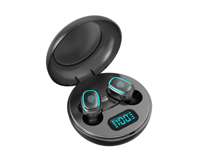 Bluebird A10 True Wireless Stereo Bluetooth-compatible 5.0 Wireless HiFi In-Ear Earphones with Digital Charging Box-Black